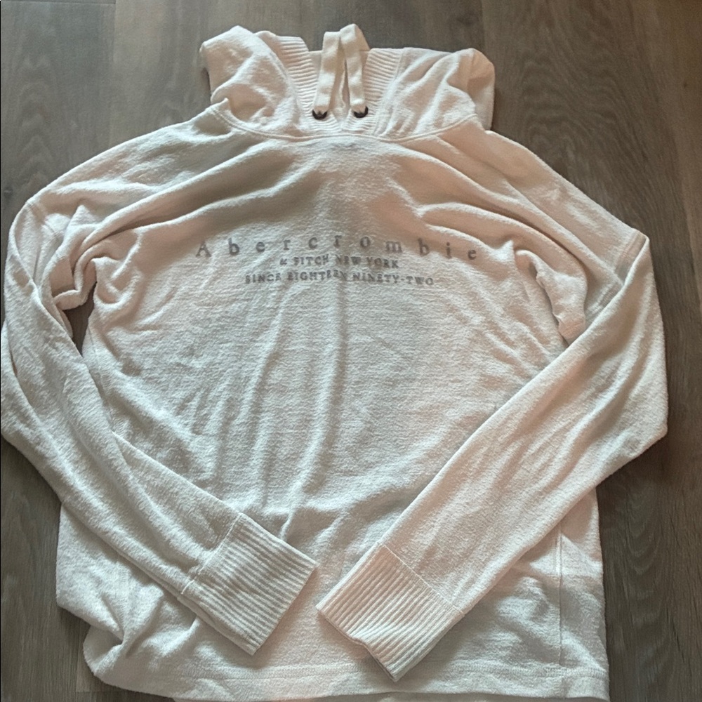 Abercrombie Cream Hoodie